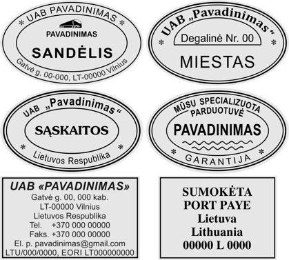 Antspaudo TRODAT 4929 pavyzdys